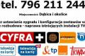 Anteny satelitarne - monta i ustawianie sygnau - Cyfra+ Polsat N Tnk TP Orange Tv Trwam - Dbica